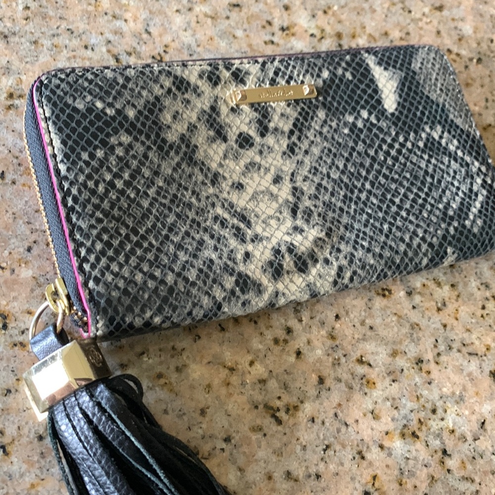 Stella & Dot snakeskin wallet